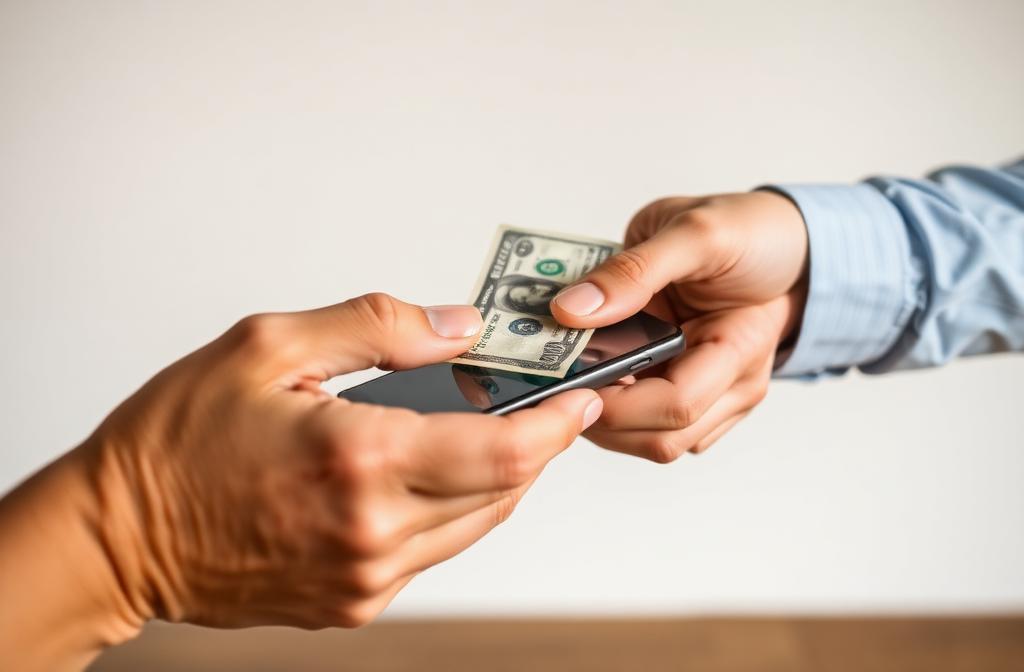 Transaction between people